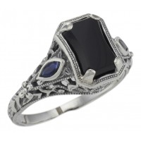 Onyx / Spinel Rings