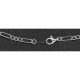 Sterling Silver 36 Heavy Deco Link Chain Necklace Trigger Lobster Claw Clasp - C-DECO-36