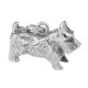 Scottie Dog Charm Pendant - Sterling Silver - CH-6179