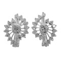 Sparkling Cubic Zirconia Earrings - Sterling Silver
