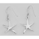 Fun Starfish Earrings - Sterling Silver - E-7742
