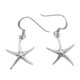 Fun Starfish Earrings - Sterling Silver - E-7742