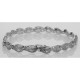 Victorian Style Filigree Link Bracelet in fine Sterling Silver - FB-60
