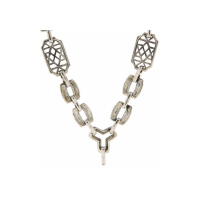 Custom Victorian Style Chain - 24 inches - Sterling Silver - FC-1301