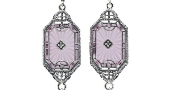 アンティーク 7cm long TRIANGLE CIRCLE drop EARRINGS big GOLD FASHION