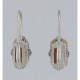 Hand Carved Italian Shell Cameo Filigree Earrings in Fine Sterling Silver - FE-476-SH