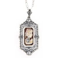 Silver / Gold Cameo Pendants