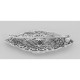 Antique Victorian Style Diamond Filigree Pin / Brooch Sterling Silver - FPN-109-D