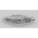 Antique Victorian Style Diamond Filigree Pin / Brooch Sterling Silver - FPN-109-D
