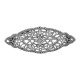 Antique Victorian Style Diamond Filigree Pin / Brooch Sterling Silver - FPN-109-D