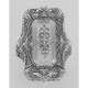 Victorian Style Camphor Glass Filigree Diamond Ring - Sterling Silver - FR-1538-CR