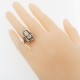 Cameo / Onyx w/ Diamonds Filigree Wagon Wheel Design Flip Ring - Sterling Silver - FR-239-SH-O