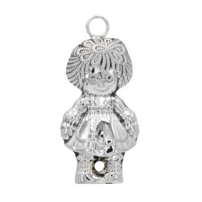 Sterling Silver Raggedy Ann Christmas / Holiday Ornament - HP-6052