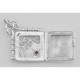 Victorian Style Diamond Shaped Locket - Fob Pendant - Sterling Silver - HP-497