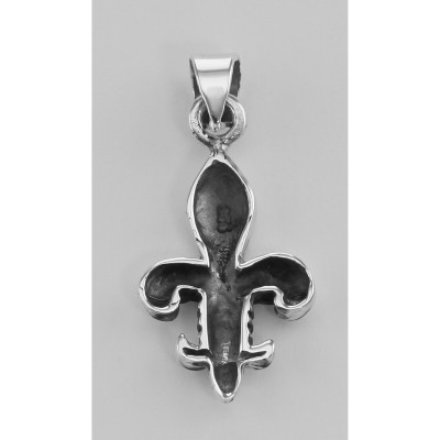 Fleur de Lis Pendant - Sterling Silver - HP-700