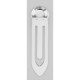 Sterling Silver Bookmark - Engravable Circle Made Italy - BK-401