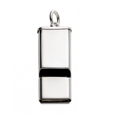 Sterling Silver Whistle Pendant - Made in USA - J-821