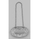 Whiskey Liquor Decanter Label / Tag - Sterling Silver - LL-605