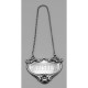 Whiskey Liquor Decanter Label / Tag - Sterling Silver - LL-705