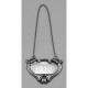 Bourbon Liquor Decanter Label / Tag - Sterling Silver - LL-706
