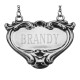 Brandy Liquor Decanter Label / Tag - Sterling Silver - LL-707