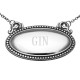 Gin Liquor Decanter Label / Tag - Oval beaded Border - Made in USA - LL-804
