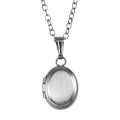 Sterling Silver Baby Oval Locket - 8 x 10mm Made in USA