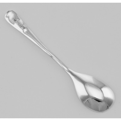 Classic Plain Sterling Silver Mustard / Salt Spoon - MS-708