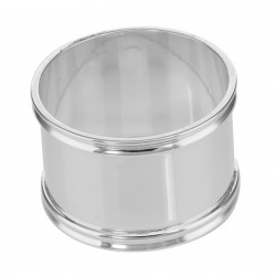Sterling Silver Napkin Ring - Round - Made in Italy