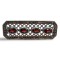 Fine Bead Set Marcasite Pin or Brooch with 4 Oval Faceted Garnets - Sterling Silver