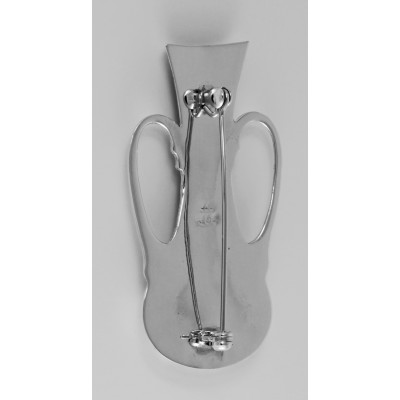 Floral Vase Pin - Sterling Silver - PX-8052