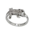 Alligator Ring - Sterling Silver - Highly Detailed