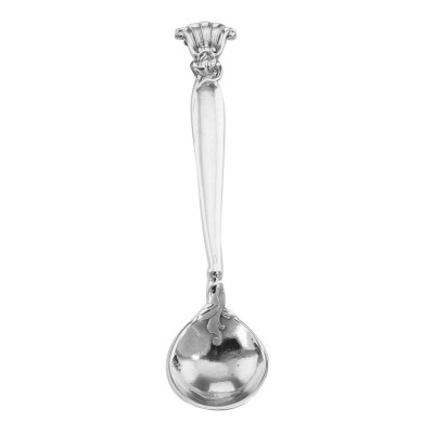 ss12 - Vintage Style Sterling Silver Salt Spoon - SS-12