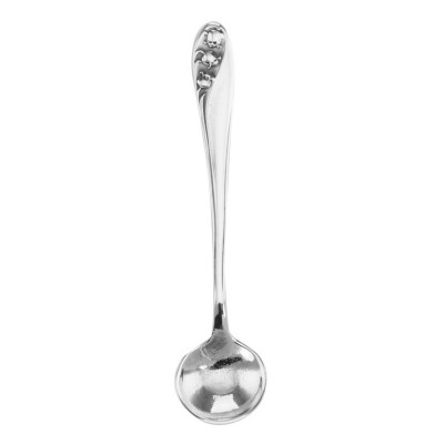 ss14 - Vintage Style Sterling Salt Spoon - SS-14