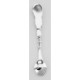 ss306 - Vintage Style Sterling Silver Salt Spoon - SS-306