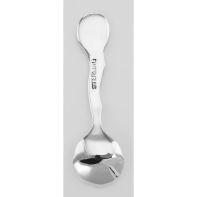 ss521 - Mermaid Style Sterling Silver Salt Spoon - SS-521