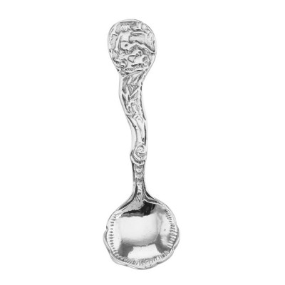 ss521 - Mermaid Style Sterling Silver Salt Spoon - SS-521