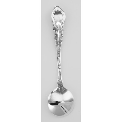 ss6359 - Vintage Style Sterling Salt Spoon - SS-6359
