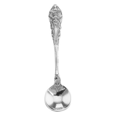 ss6359 - Vintage Style Sterling Salt Spoon - SS-6359