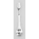 ss66517 - Leaf Style Sterling Silver Salt Spoon - SS-66517