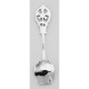 Antique Renaissance Style Sterling Silver Salt Spoon - SS-702