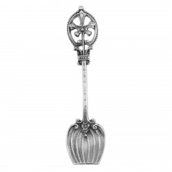 Antique Renaissance Style Sterling Silver Salt Spoon
