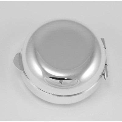 Sterling Silver Pillbox w/ Ivy Wall Design  Made in USA - TX-303-2