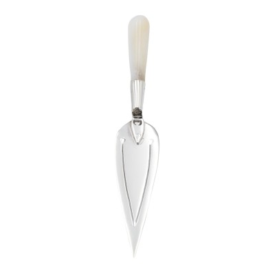 Sterling Silver Trowel Bookmark Fresh Water Mother of Pearl Handle - BK-6223-MOP