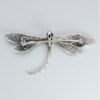 Dragonfly Pin or Pendant - Sterling Silver - P-33026