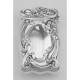 Art Nouveau Floral Scroll Repousse Match Safe Holder Case Sterling 925 - X-1209