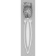 Highly Detailed Owl Bookmark in Fine Sterling Silver - X-207