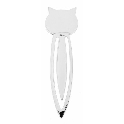 Classic Cat Bookmark / Book Marker in Fine Sterling Silver - BK-208