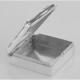 Beautiful Victorian Floral Design Stamp Box - Sterling Silver Pill Box - X-2365