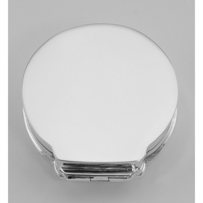 Classic Scallop Shell Sterling Silver Pillbox - Pill Box - X-48